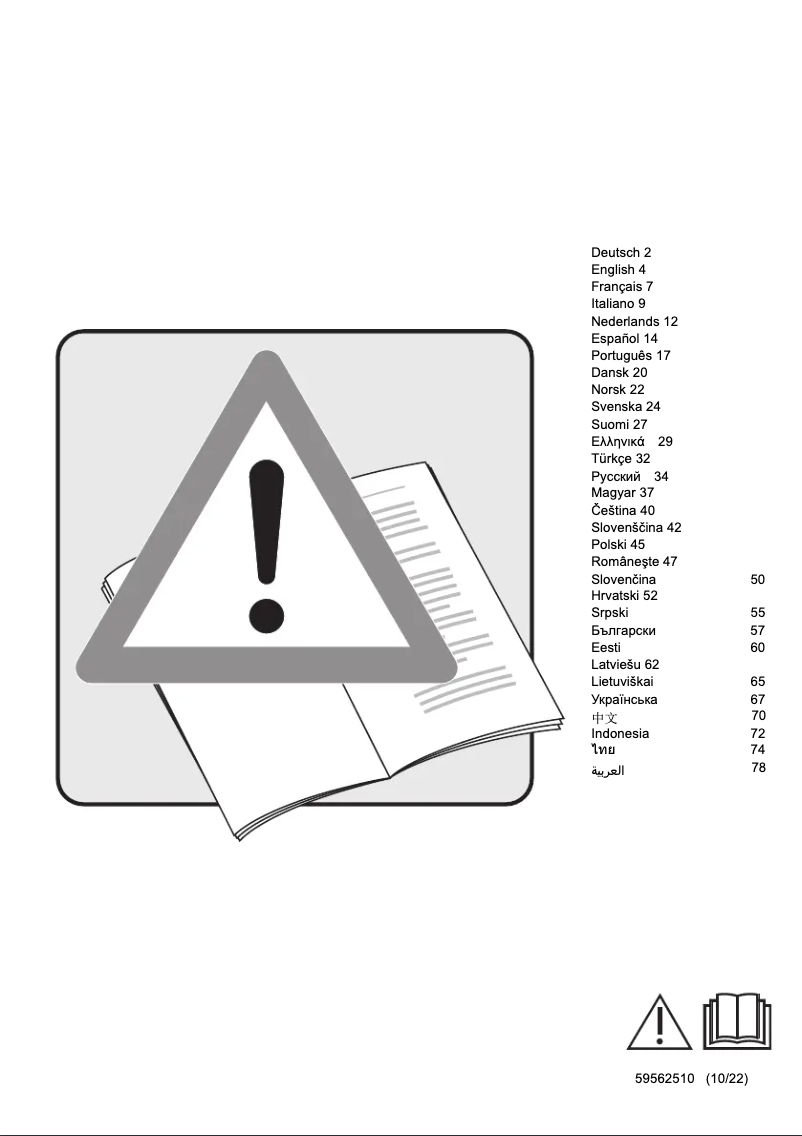 Image de la première page du manuel de l'appareil BR 40/10C