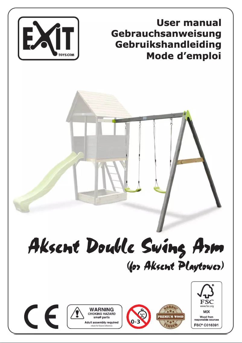 Page 1 de la notice Manuel utilisateur EXIT Aksent Double Swing Arm