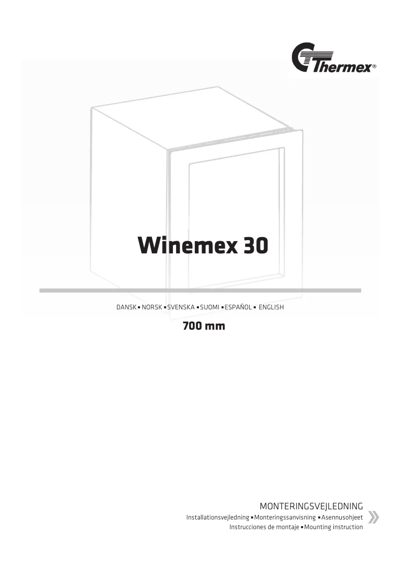 Page n°1 - Manuel utilisateur Thermex Winemex Black