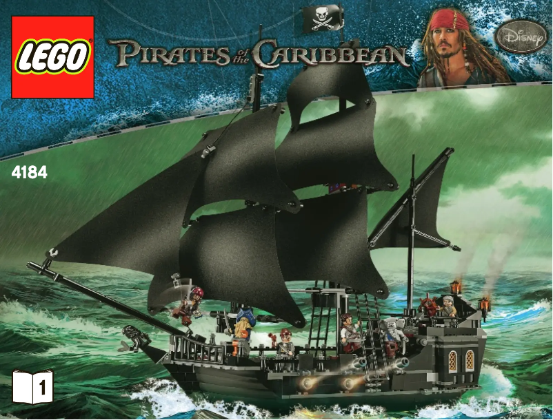 Page 1 de la notice Manuel utilisateur Lego The Black Pearl