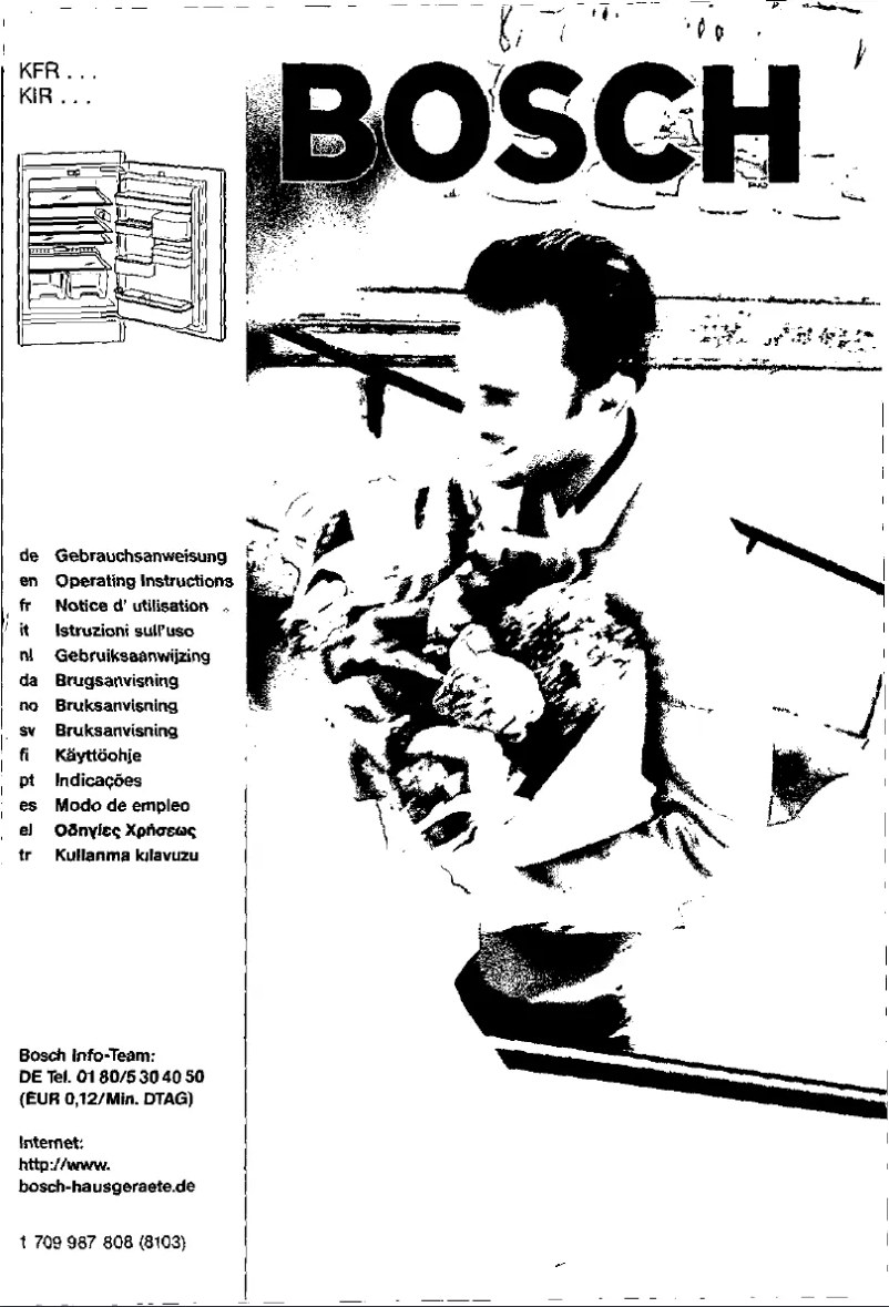 Page n°1 - Manuel utilisateur Bosch KIR26470