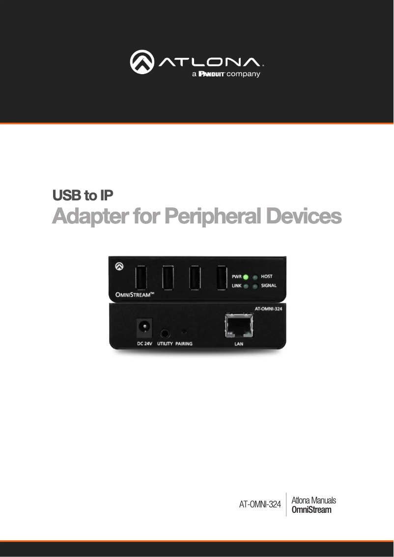 Imagen de la primera página del manual del dispositivo AT-OMNI-324