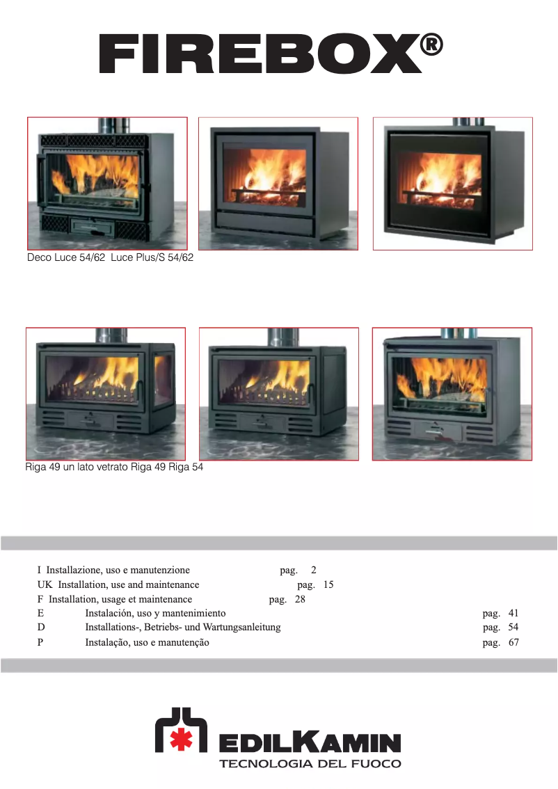 Image de la première page du manuel de l'appareil FIREBOX