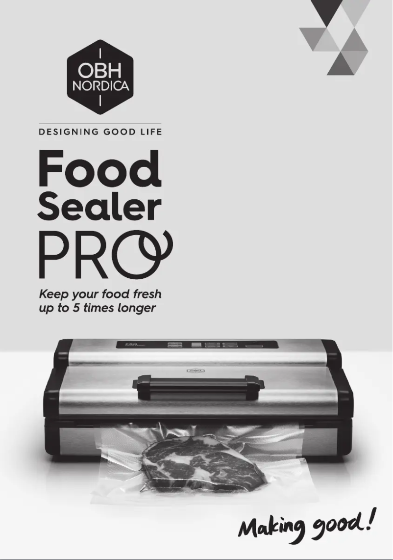 Page 1 de la notice Manuel utilisateur OBH Nordica Pro 7963