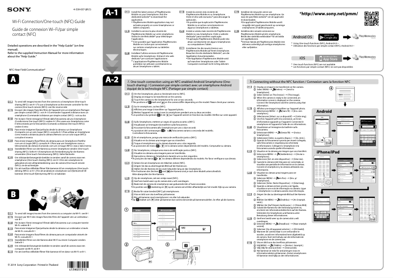 Page 1 de la notice Manuel utilisateur Sony Alpha ILCA-77M2