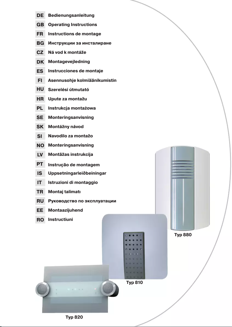 Image de la première page du manuel de l'appareil 810