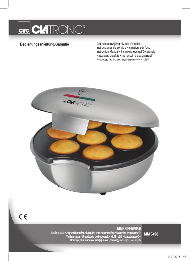 Image de la première page du manuel de l'appareil MM 3496