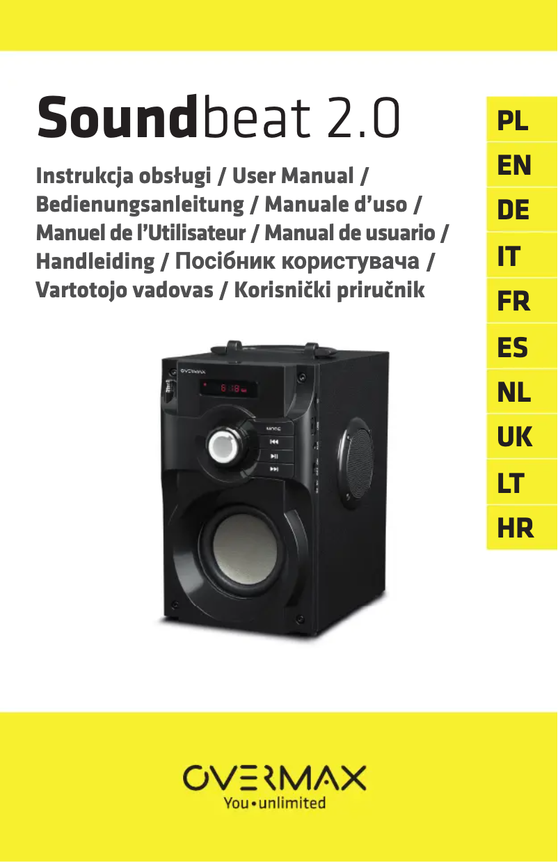 Image de la première page du manuel de l'appareil SoundBeat 2.0