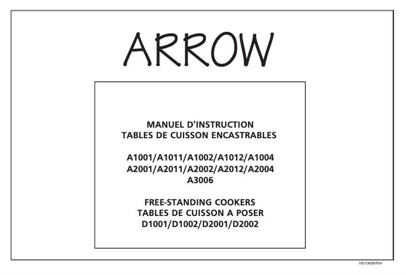 Image de la première page du manuel de l'appareil A3006