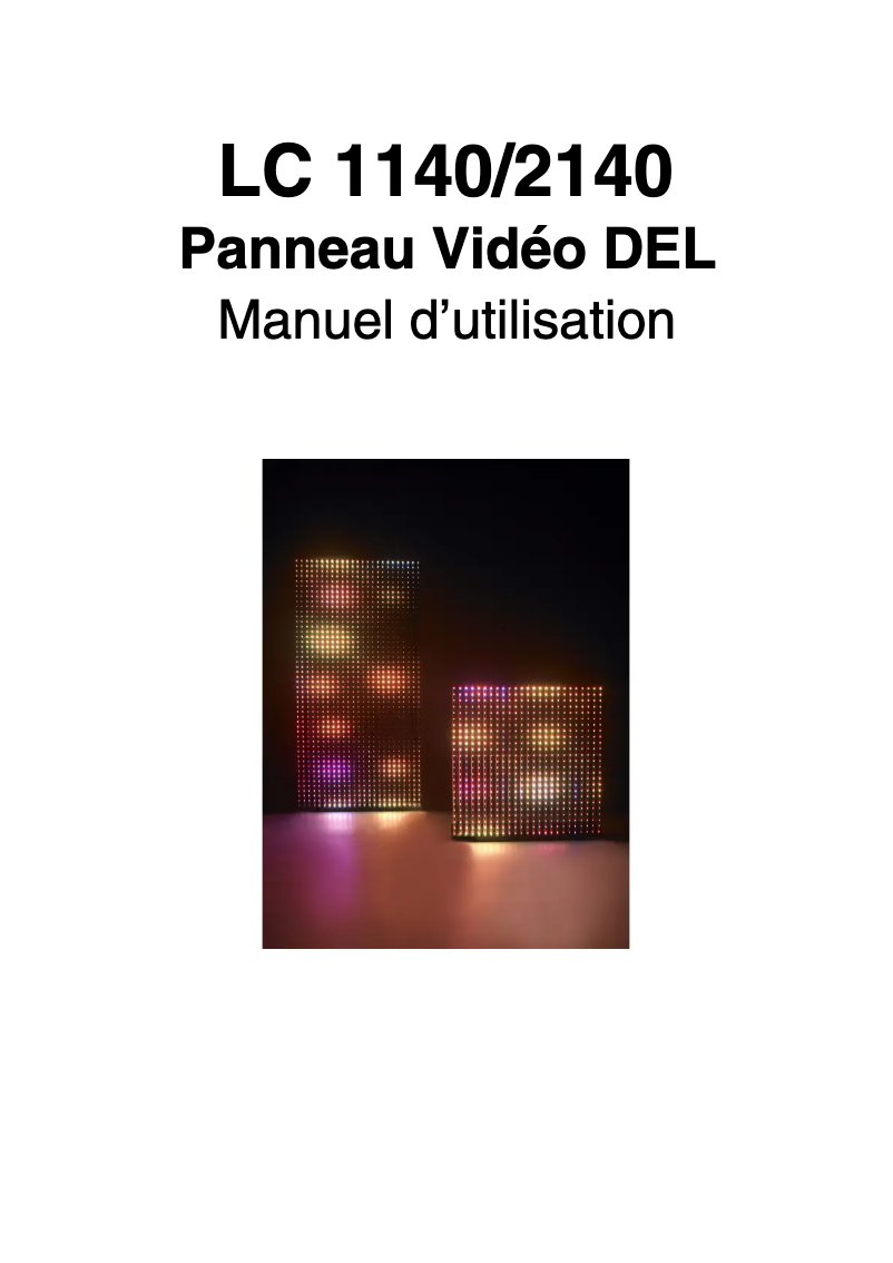 Page 1 de la notice Manuel utilisateur Martin Alien LED Driver