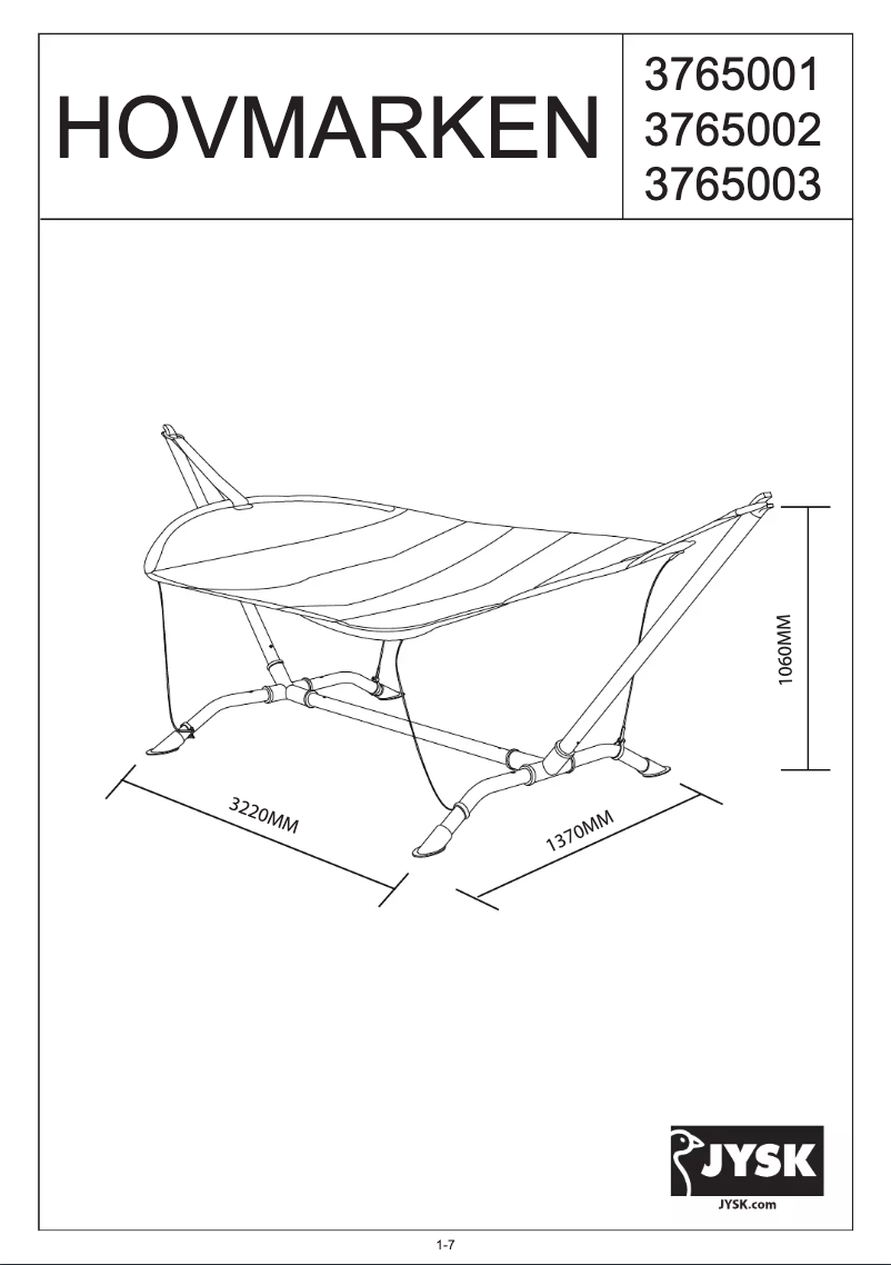 Image de la première page du manuel de l'appareil Hovmarken