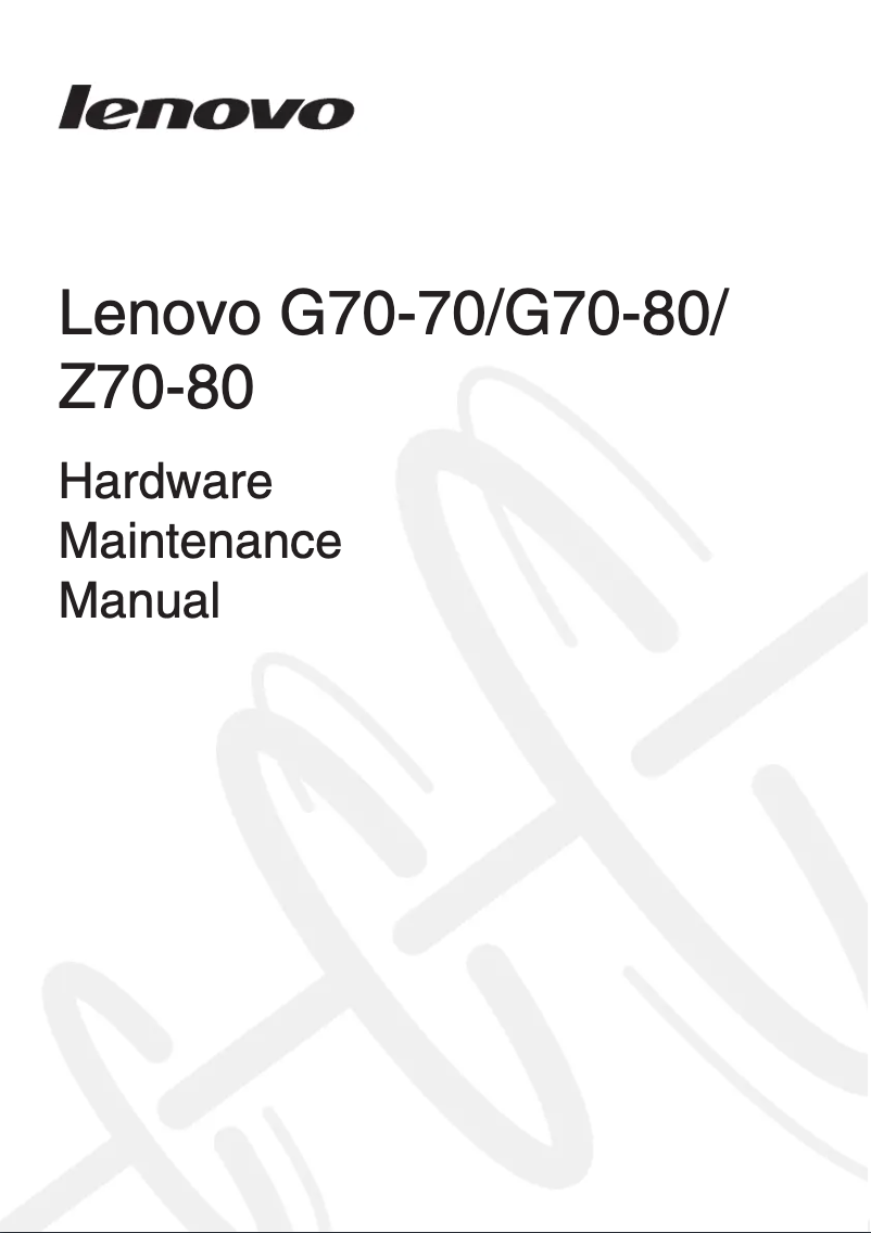 Página 1 del manual Manual de usuario Lenovo IdeaPad G70-70