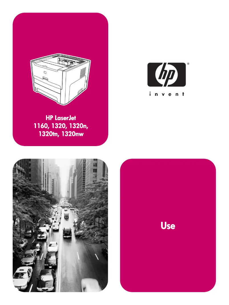 Image de la première page du manuel de l'appareil LaserJet 1320nw