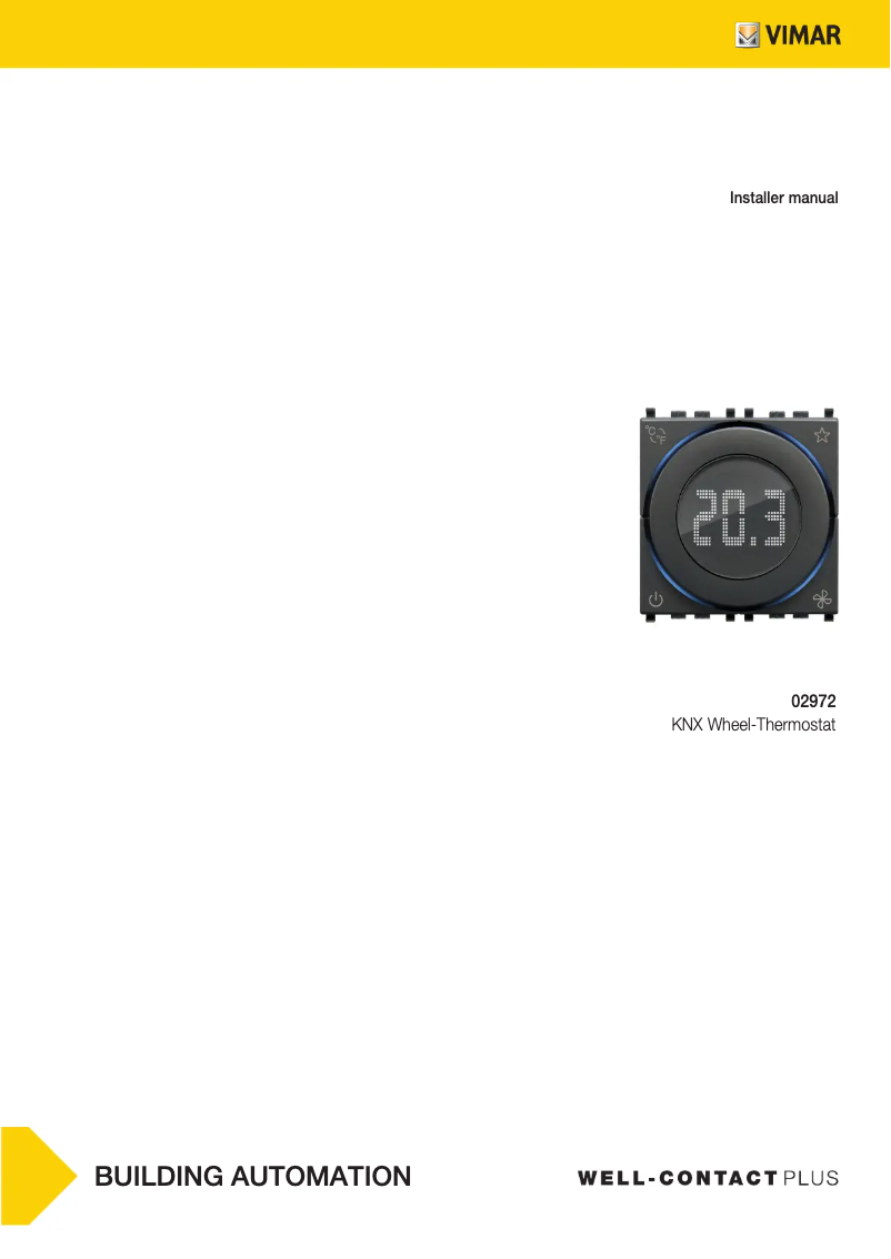Page n°1 - Manuel utilisateur Vimar 02972.M