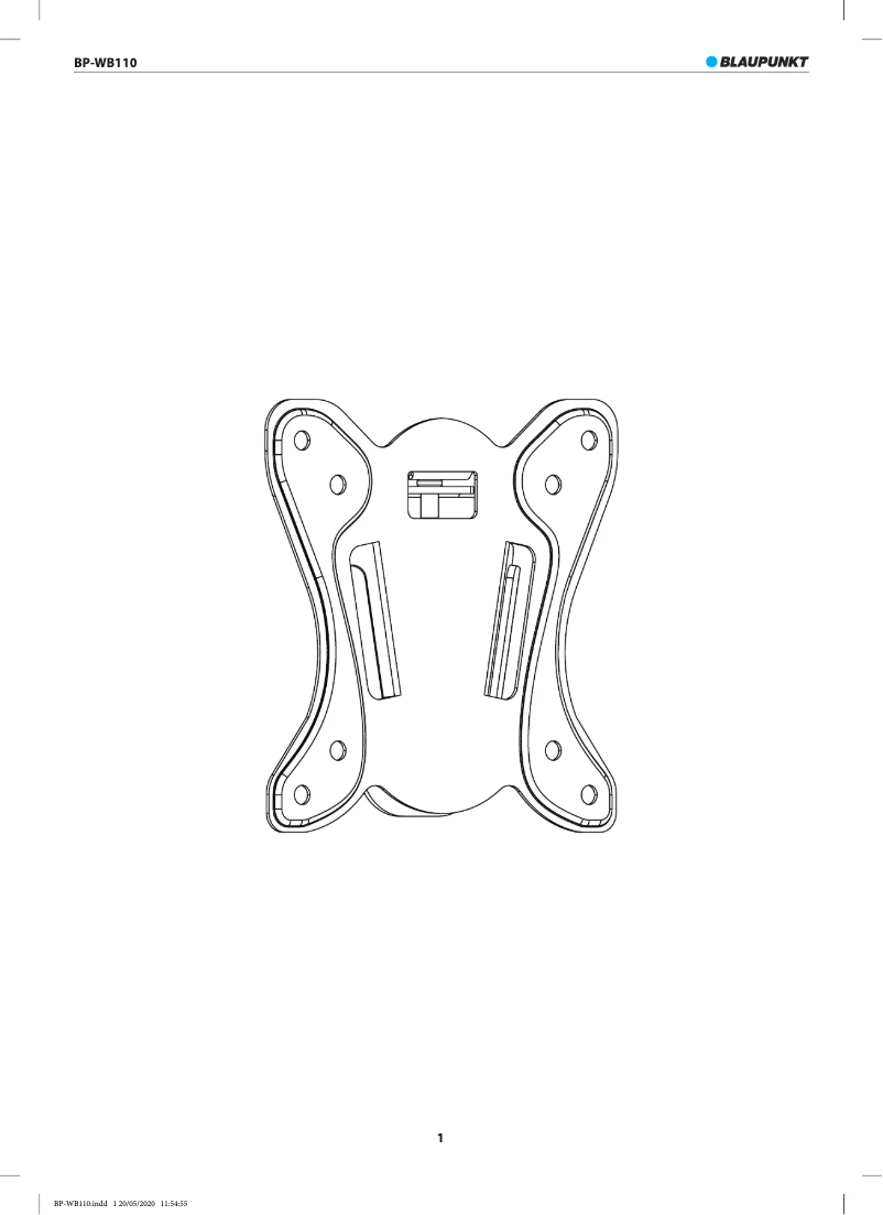 Image de la première page du manuel de l'appareil BP-WB110