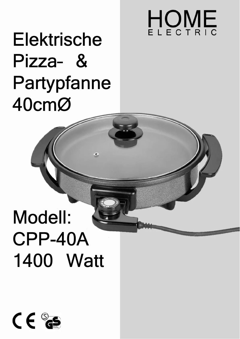 Image de la première page du manuel de l'appareil CPP-40A