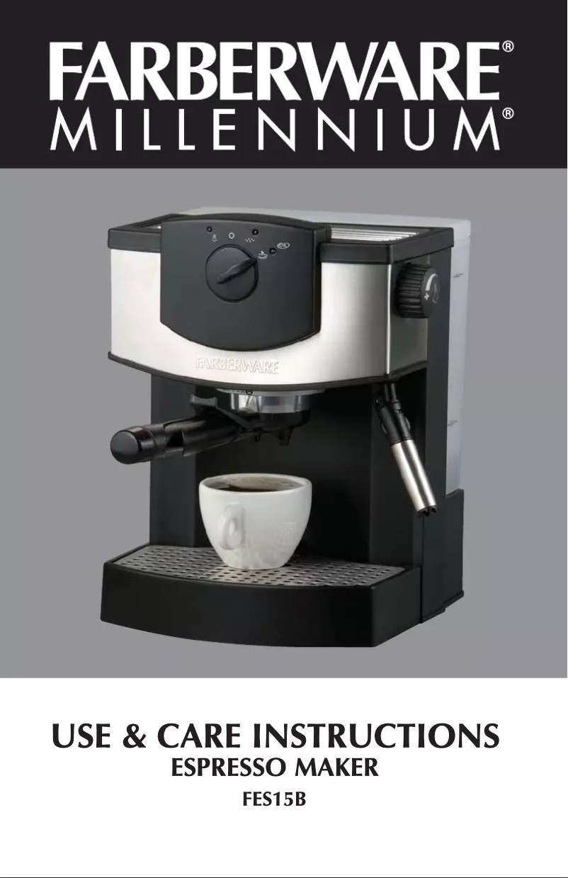 Imagen de la primera página del manual del dispositivo FES15B