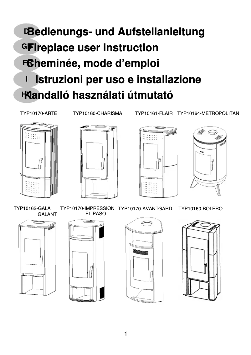 Image de la première page du manuel de l'appareil Arte