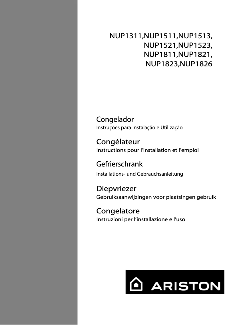 Page n°1 - Manuel utilisateur Ariston Thermo NUP1826