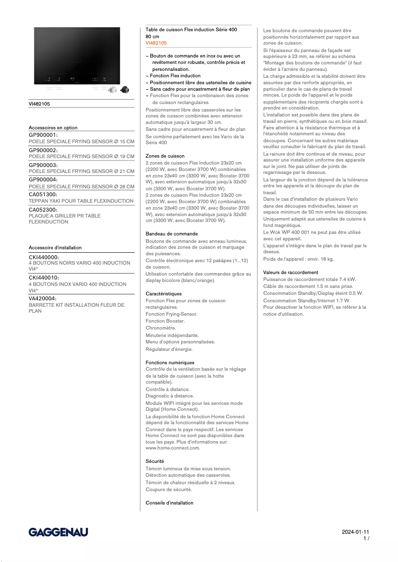 Imagen de la primera página del manual del dispositivo VI482105