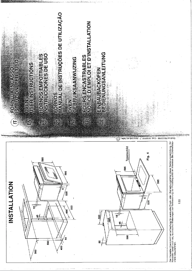 Page n°1 - Manuel utilisateur Candy F 112/3 M UK