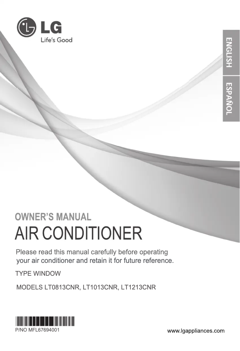 Image de la première page du manuel de l'appareil LT1013CNR