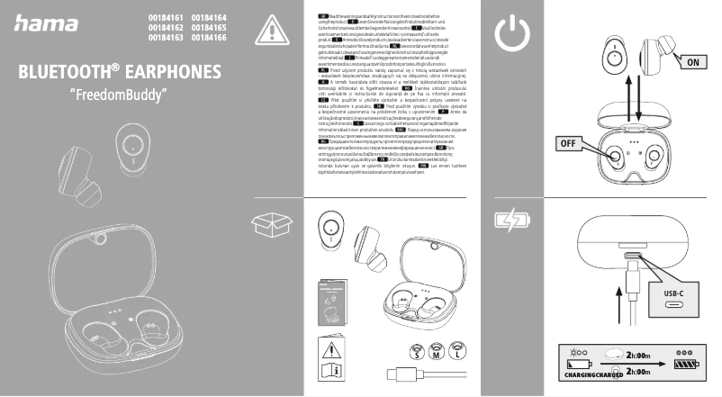 Page 1 de la notice Guide de démarrage rapide Hama Freedom Buddy