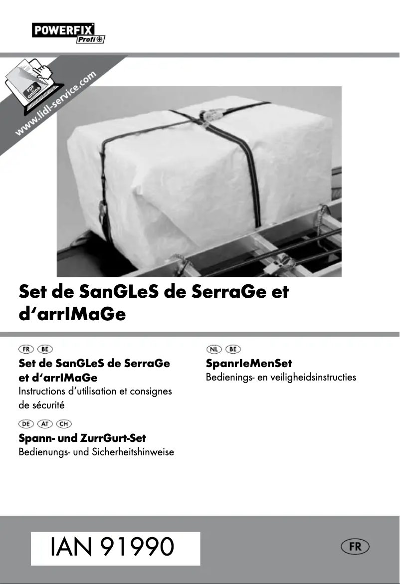 Page n°1 - Manuel utilisateur Powerfix Z28970-01