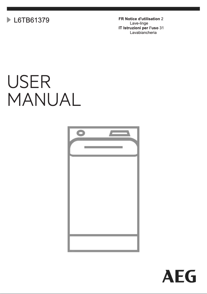 Page n°1 - Manuel utilisateur AEG LB1485