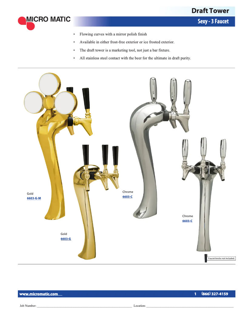 Page 1 de la notice Manuel utilisateur Micro Matic 6603