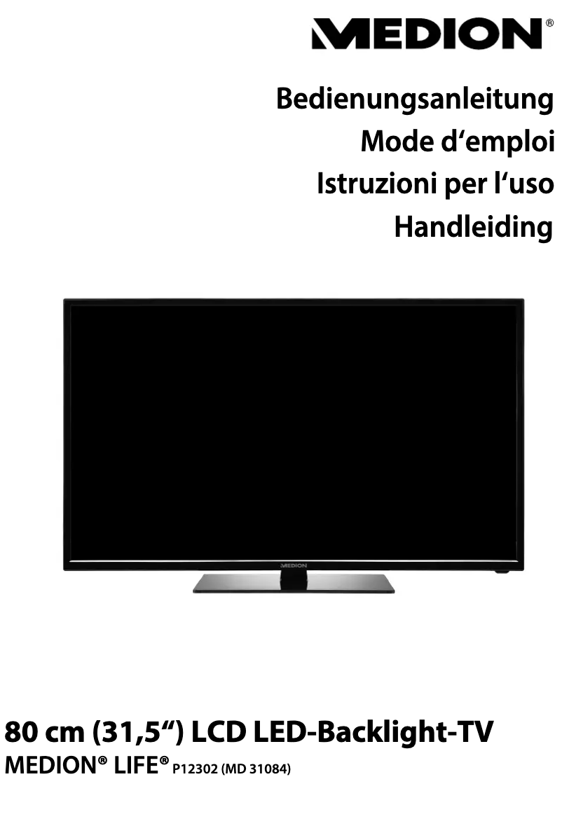 Page 1 de la notice Manuel utilisateur Medion LIFE P12302 (MD 31084)