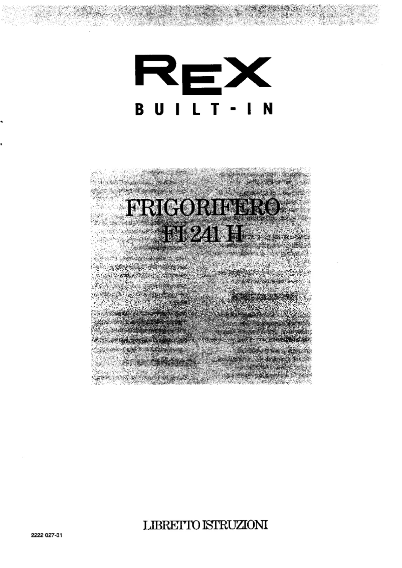Image de la première page du manuel de l'appareil FI241H