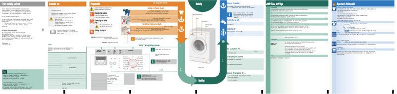 Image de la première page du manuel de l'appareil WAE28271SN