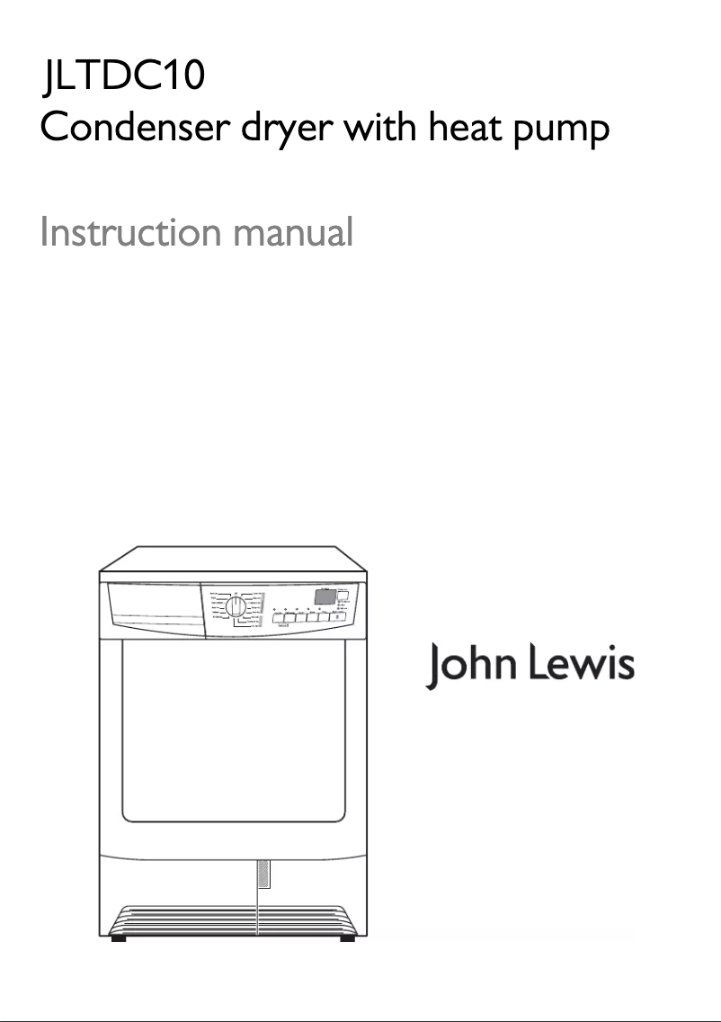 Page 1 of the manual User Manual John Lewis JLTDC 10