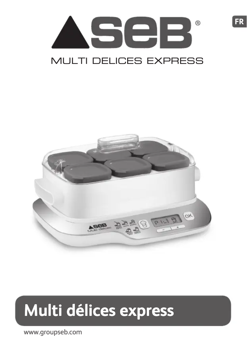 Page 1 de la notice Manuel utilisateur SEB Multi Delices Express Compact