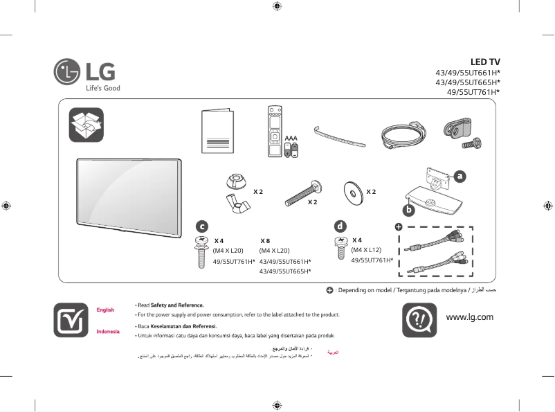 Página 1 del manual Manual de usuario LG 49UT761H0TA