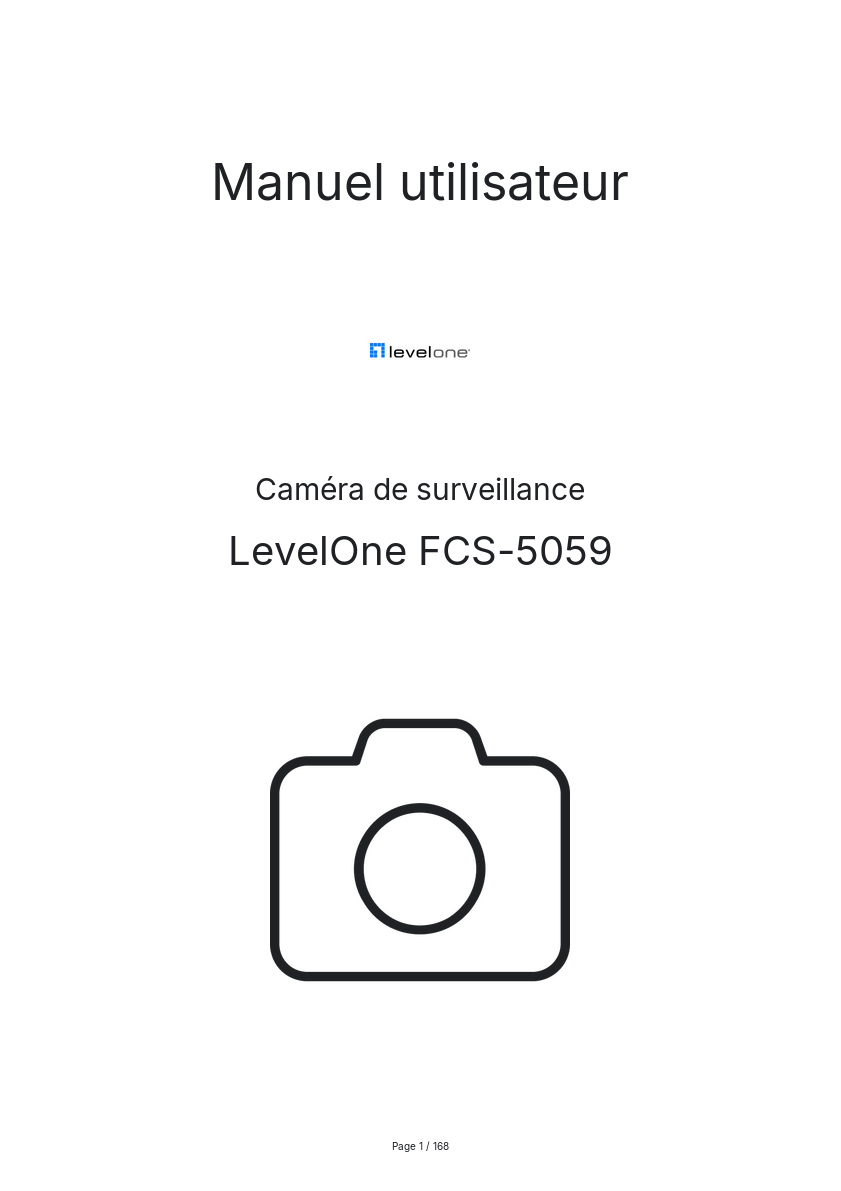 Image de la première page du manuel de l'appareil FCS-5059