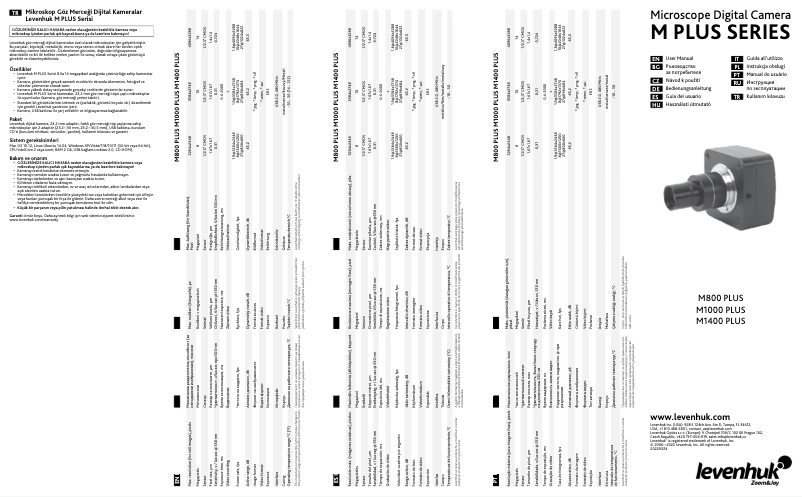 Image de la première page du manuel de l'appareil M800 Plus