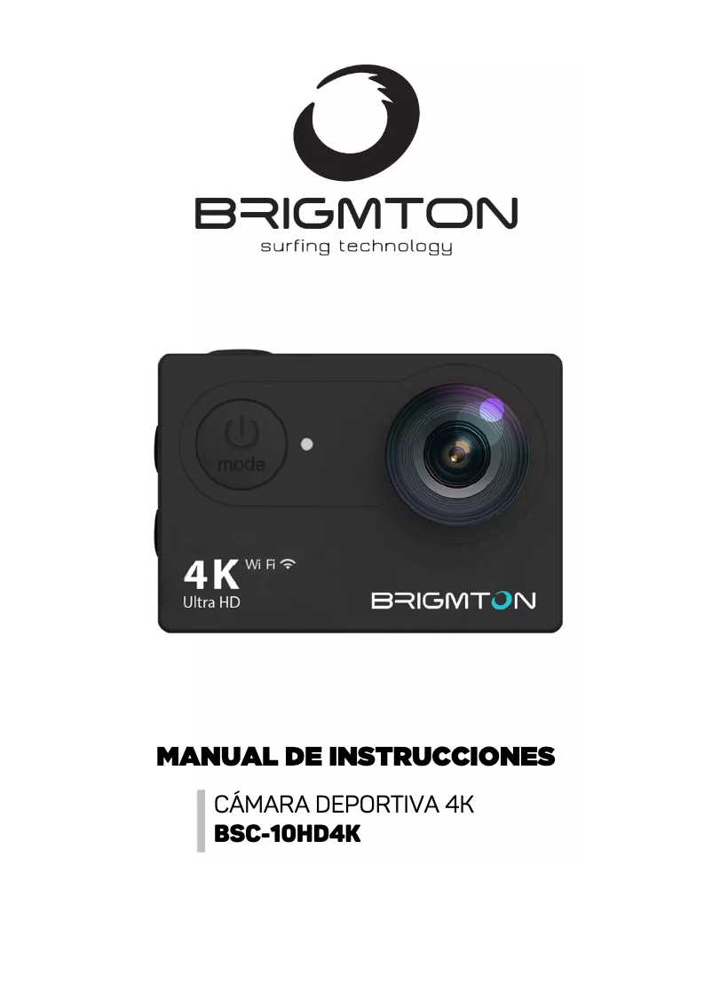 Page 1 de la notice Manuel utilisateur Brigmton BSC-10HD4K