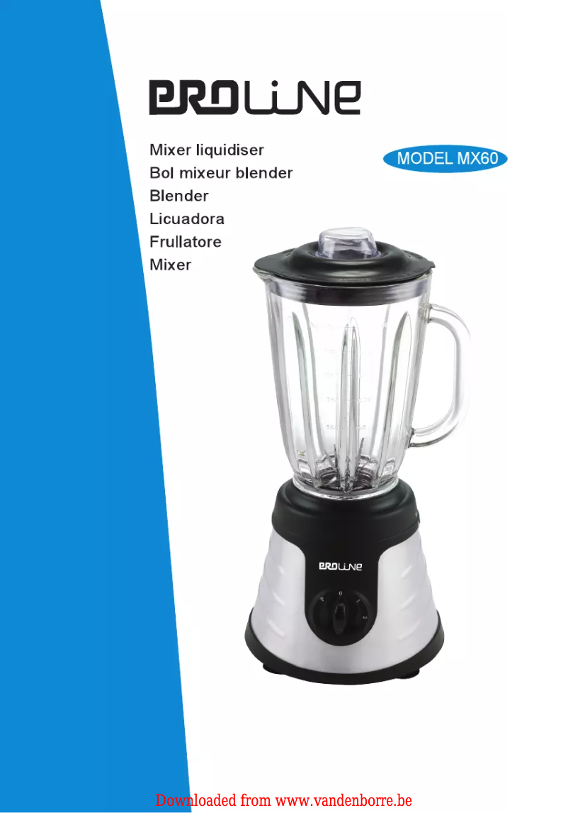 Página 1 del manual Manual de usuario Proline MX 60