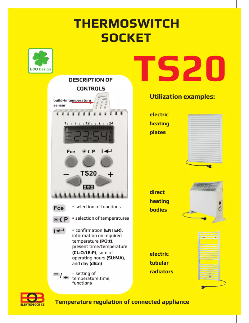 Image de la première page du manuel de l'appareil TS20