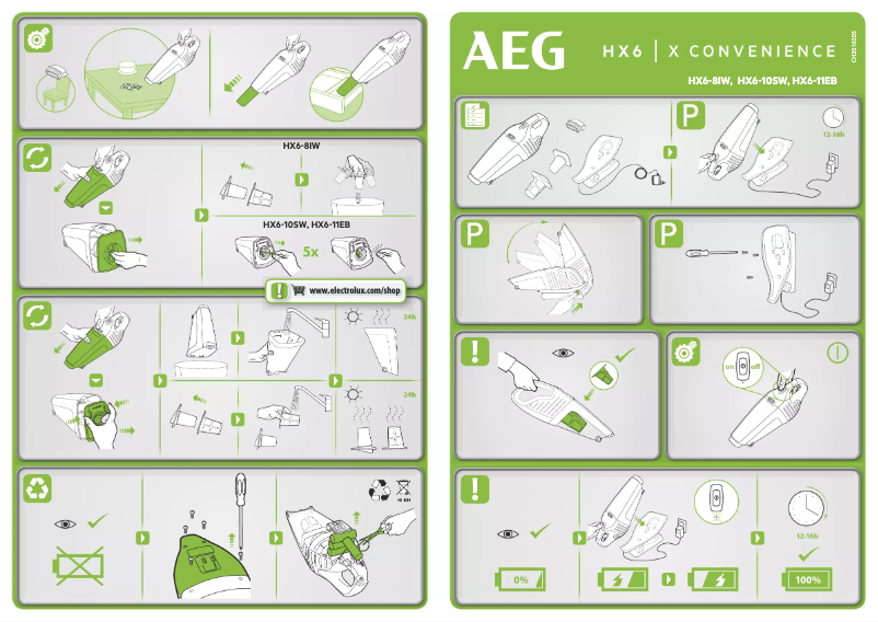 Page n°1 - Manuel utilisateur AEG HX6-8IW