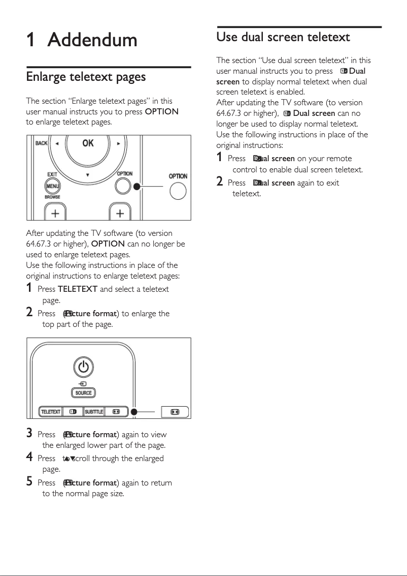 Page 1 de la notice Manuel utilisateur Philips 32PFL7423D