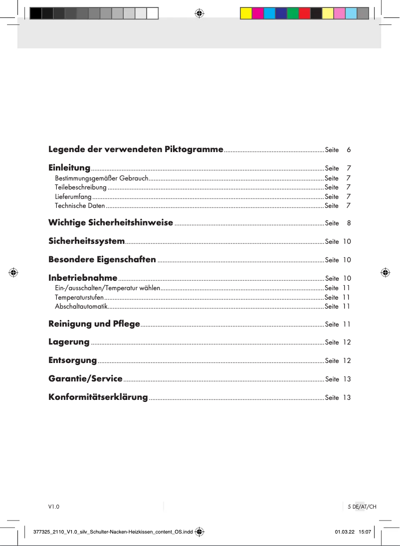 Image de la première page du manuel de l'appareil SSHK 100 E5