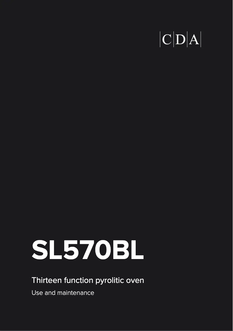 Image de la première page du manuel de l'appareil SL570BL