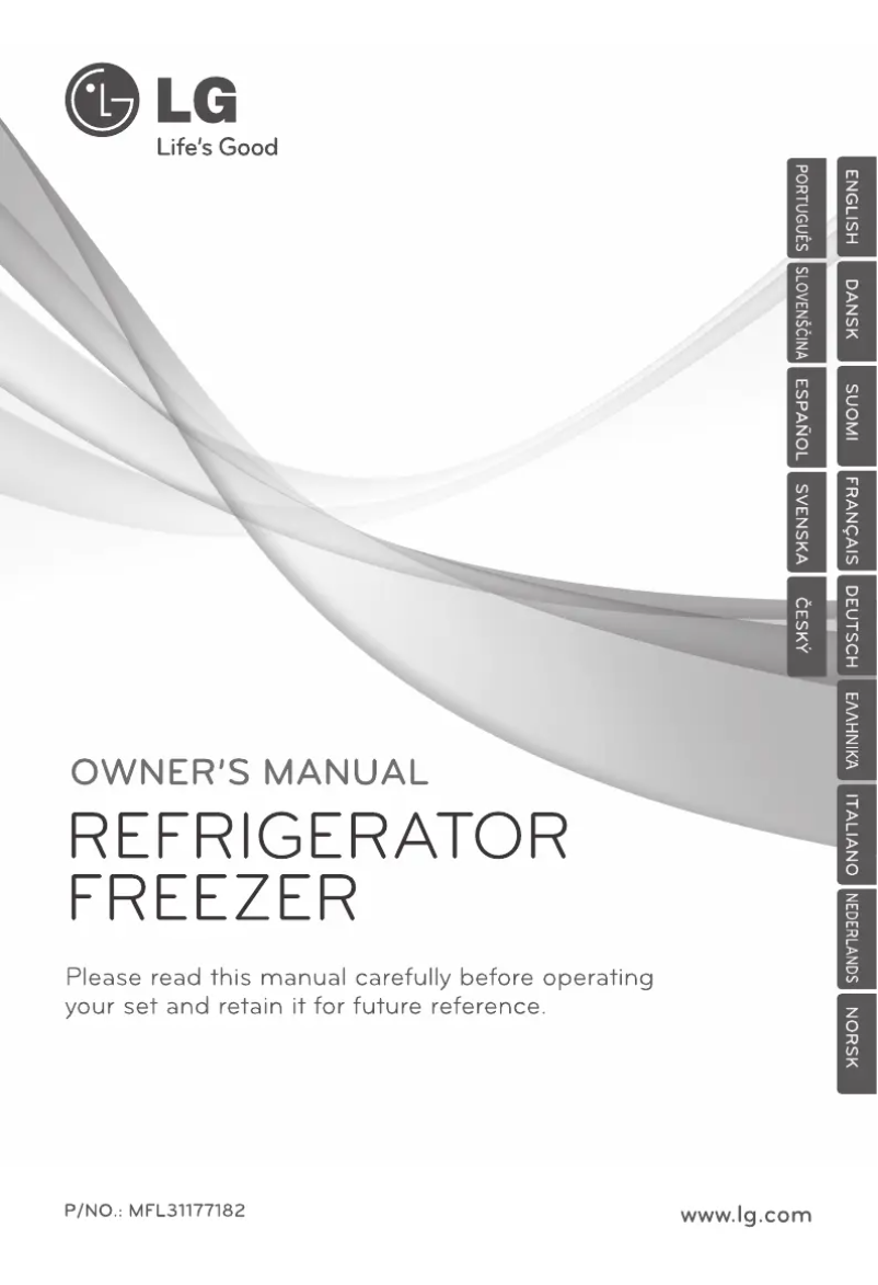 Page 1 de la notice Manuel utilisateur LG GB5133SWCW