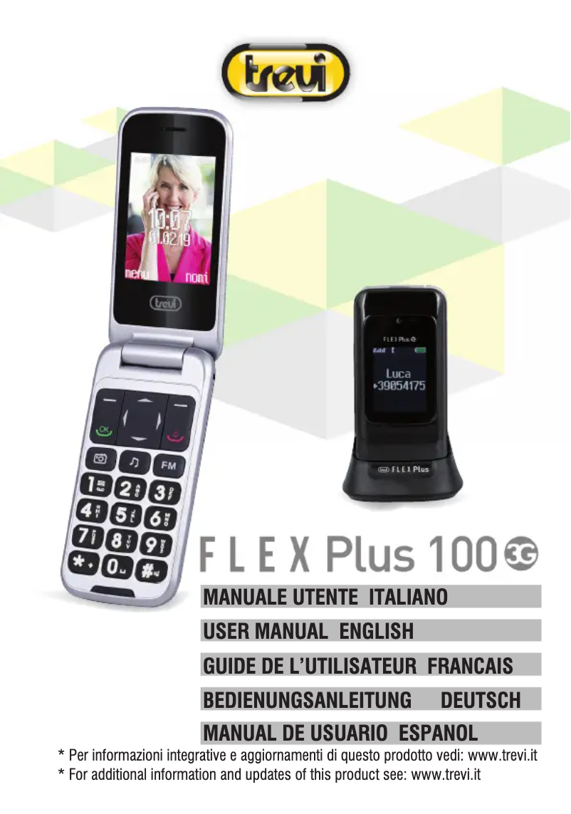 Page 1 de la notice Manuel utilisateur Trevi FLEX Plus 100 3G