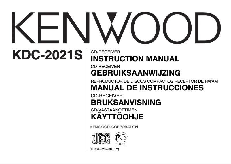 Page 1 de la notice Manuel utilisateur Kenwood KDC-2021S