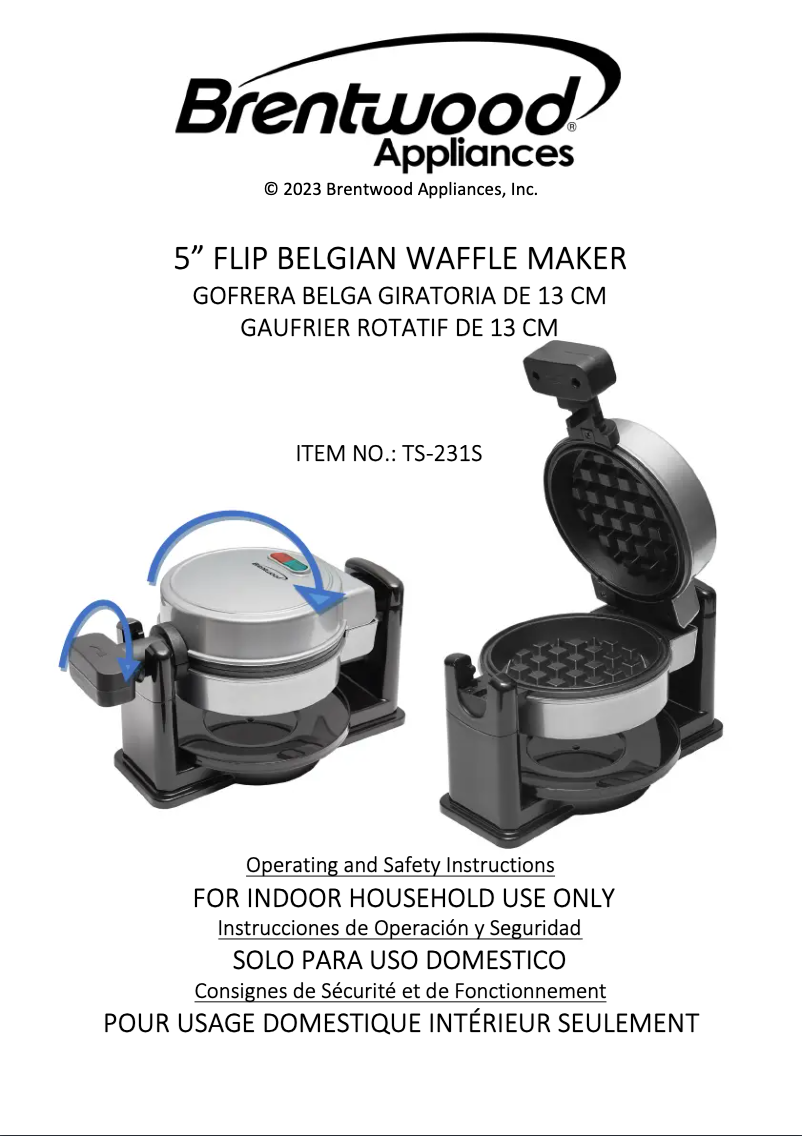 Imagen de la primera página del manual del dispositivo TS-231S