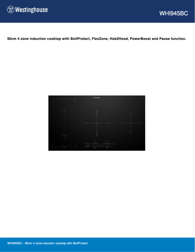 Image de la première page du manuel de l'appareil WHI945BC